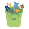 Food and clothes Bucket