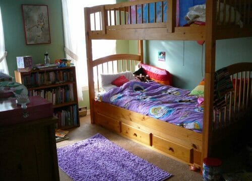 The bedroom of a child form a well of family