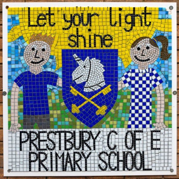 Prestbury CE Primary School logo